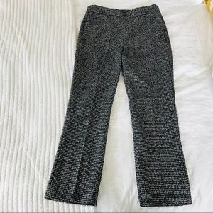 Zara cropped tweed trouser XS